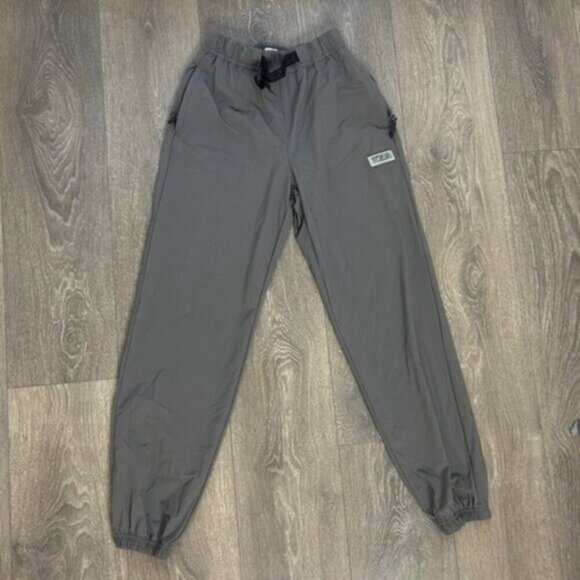 TNA Aritzia Echo Park Pant Buckled utility Cargo Army parachute Gray Size XXS - Picture 3 of 11